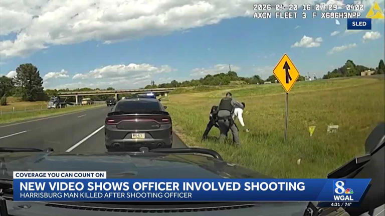 Dash camera footage | Shootout leaves a deputy injured and a Harrisburg ...