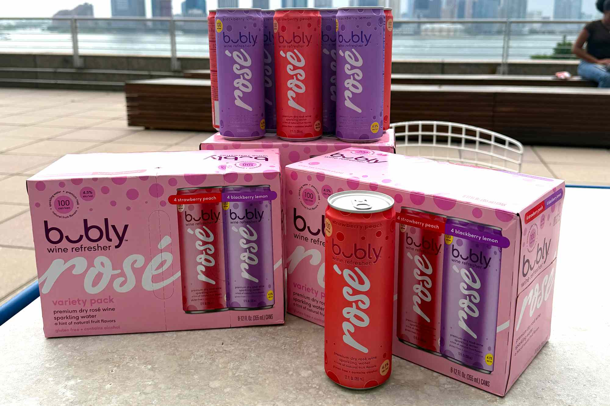 It's rosé season, and we tried a new canned rosé spritz that packs a buzz — and it's only 100 calories