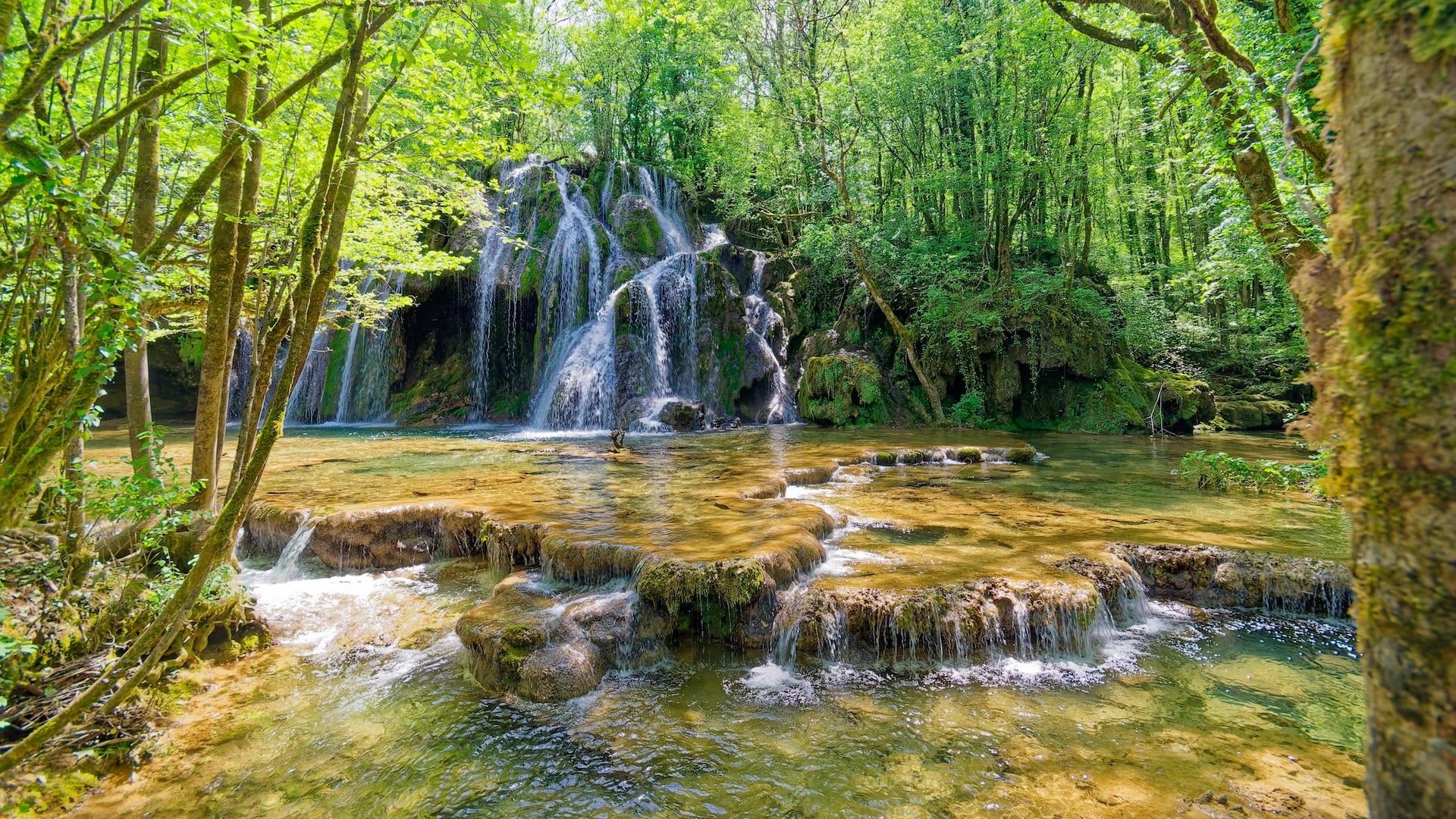 In the south of France, this enchanting waterfall looks straight out of ...