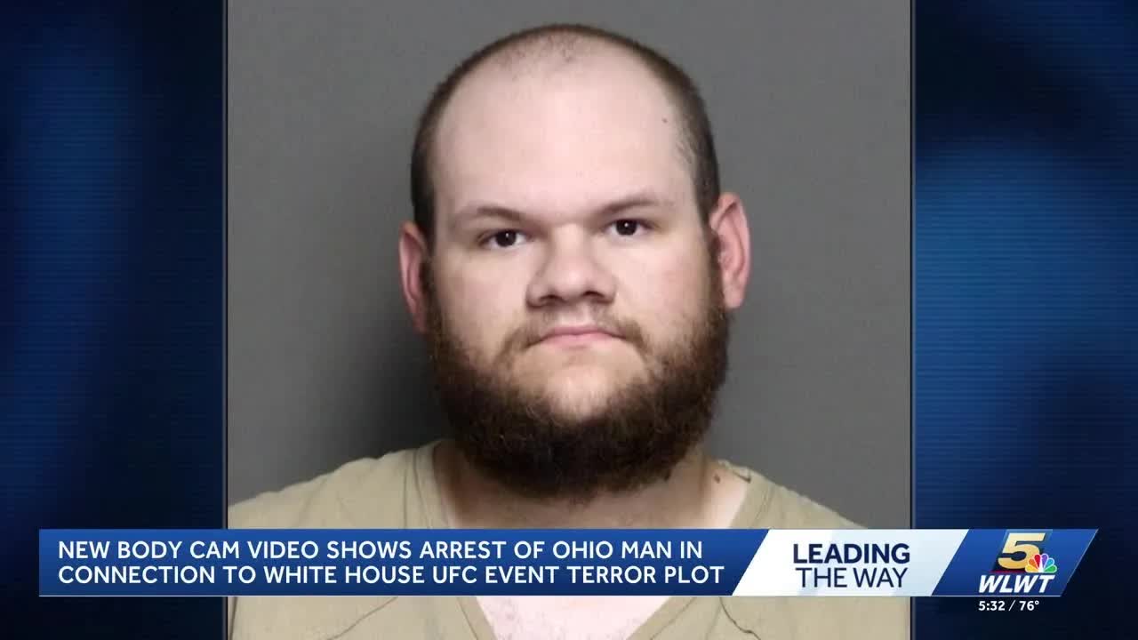 Video shows Ohio man charged in White House UFC terror plot
