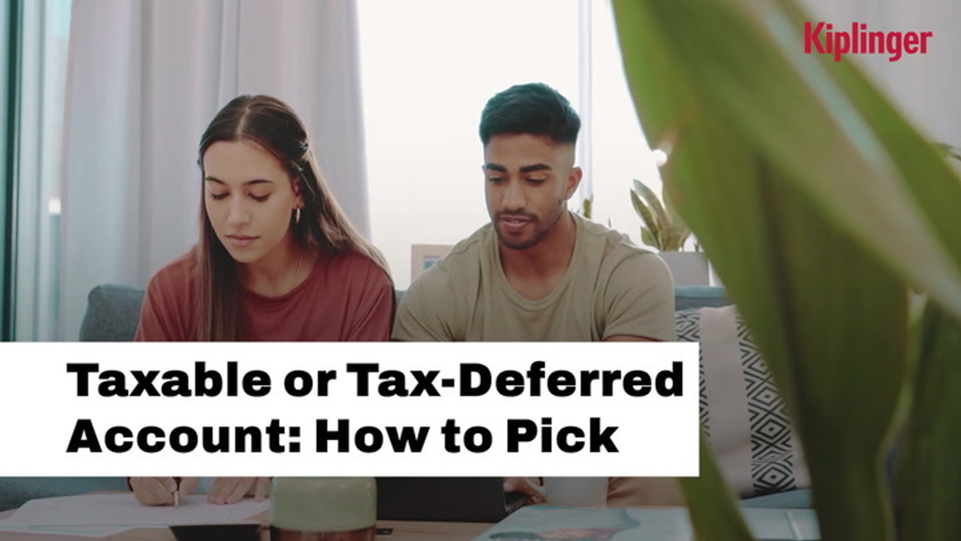 What is a taxable or tax-deferred account?