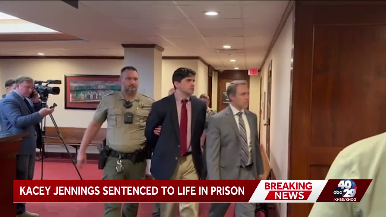 Kacey Jennings sentenced to life in prison for murdering his ex-girlfriend