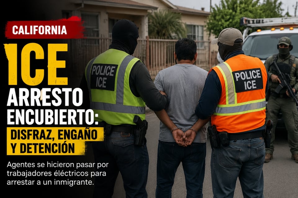 ICE se hace pasar por trabajadores eléctricos y arresta a inmigrante en ...