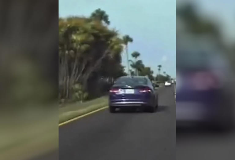 Wrong-way pursuit shows FHP use of PIT maneuver