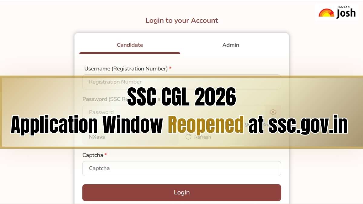 SSC CGL 2026: Application window reopened at ssc.gov.in for 2 more days ...