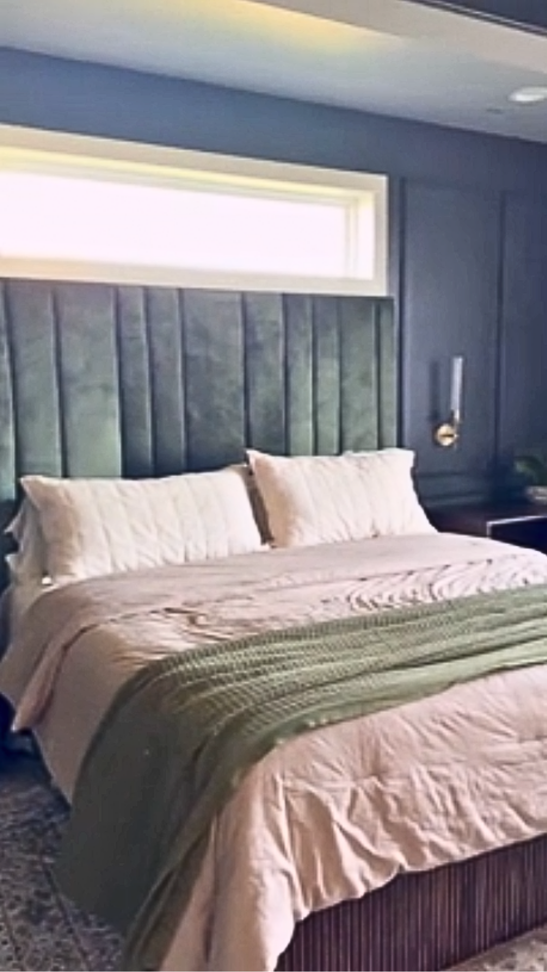 Moody boho bedroom makeover from drab to fab