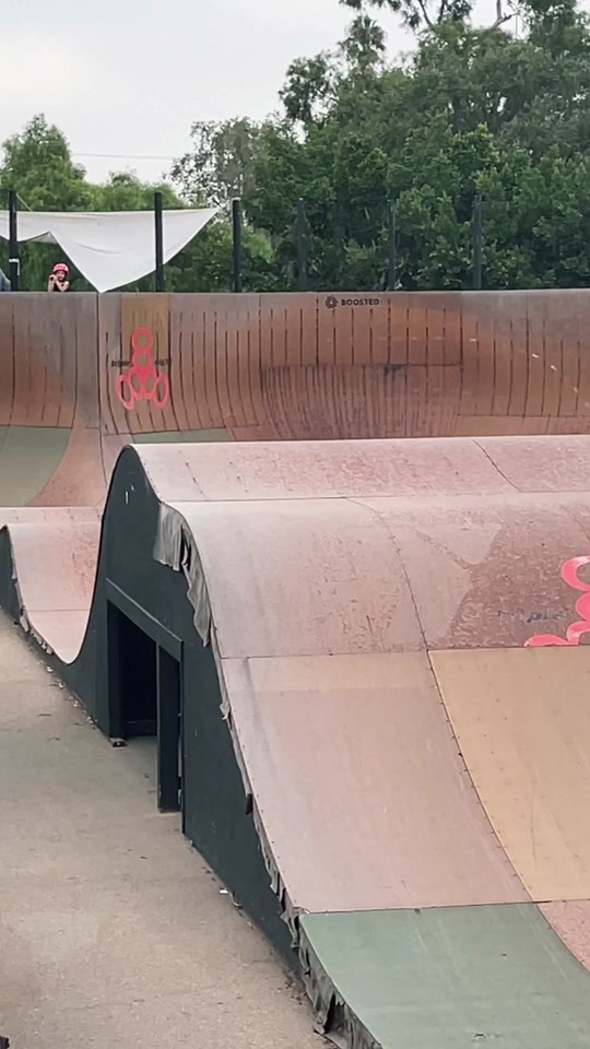 Claremont Scooter Run Clean Landing On A Banger Ramp Session
