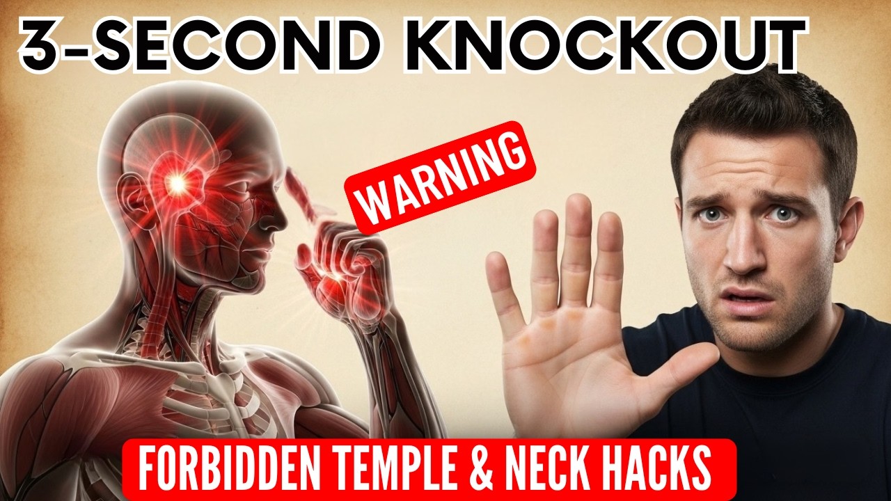 3 forbidden temple & neck strikes that knock out anyone in 3 seconds