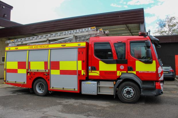 Agricultural machinery fire on North Yorkshire farm