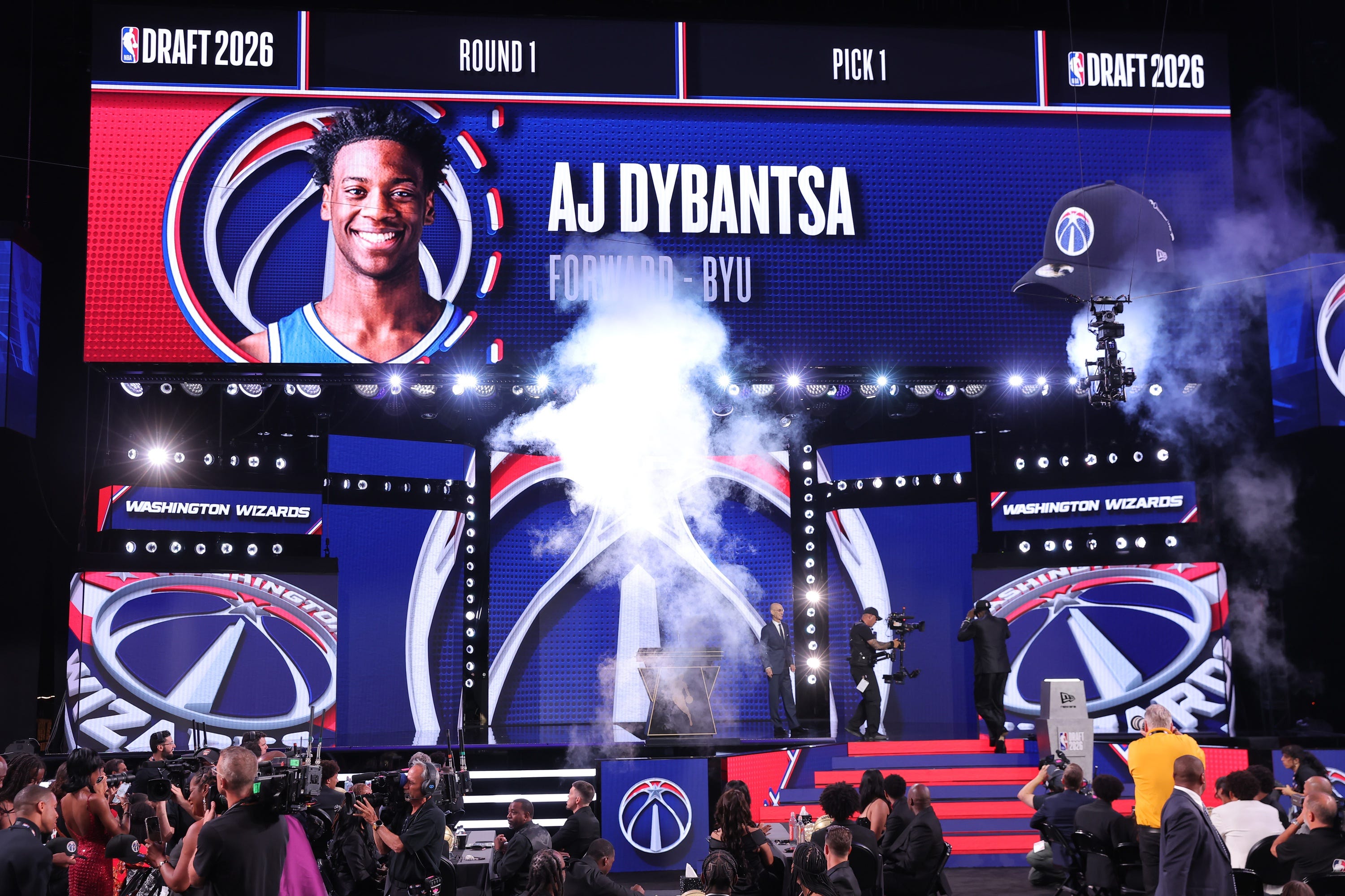 Washington Wizards' starting lineup with AJ Dybantsa now in the fold