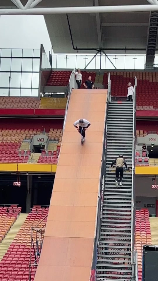 First try mega ramp shot perfect landing and unexpected confidence boost
