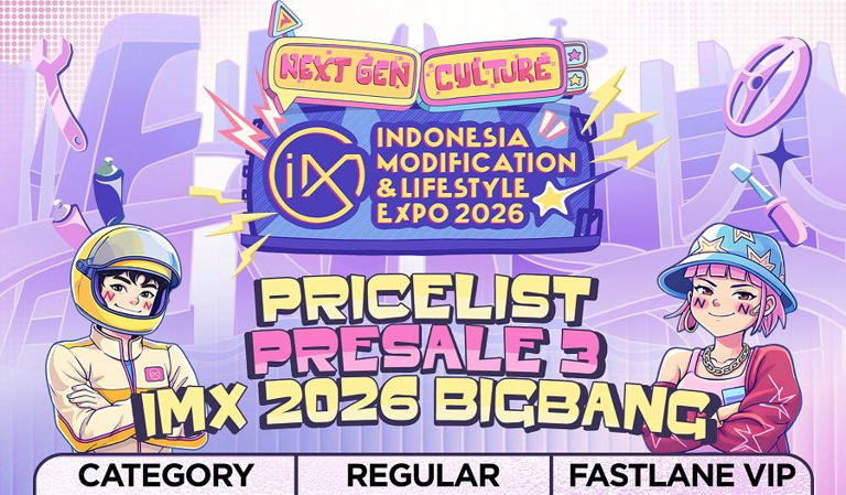 Bongkar celengan, tiket presale 3 IMX 2026 resmi dibuka dengan harga ...