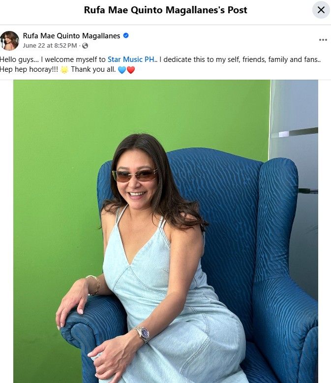 Rufa Mae Quinto welcomes herself to Star Music