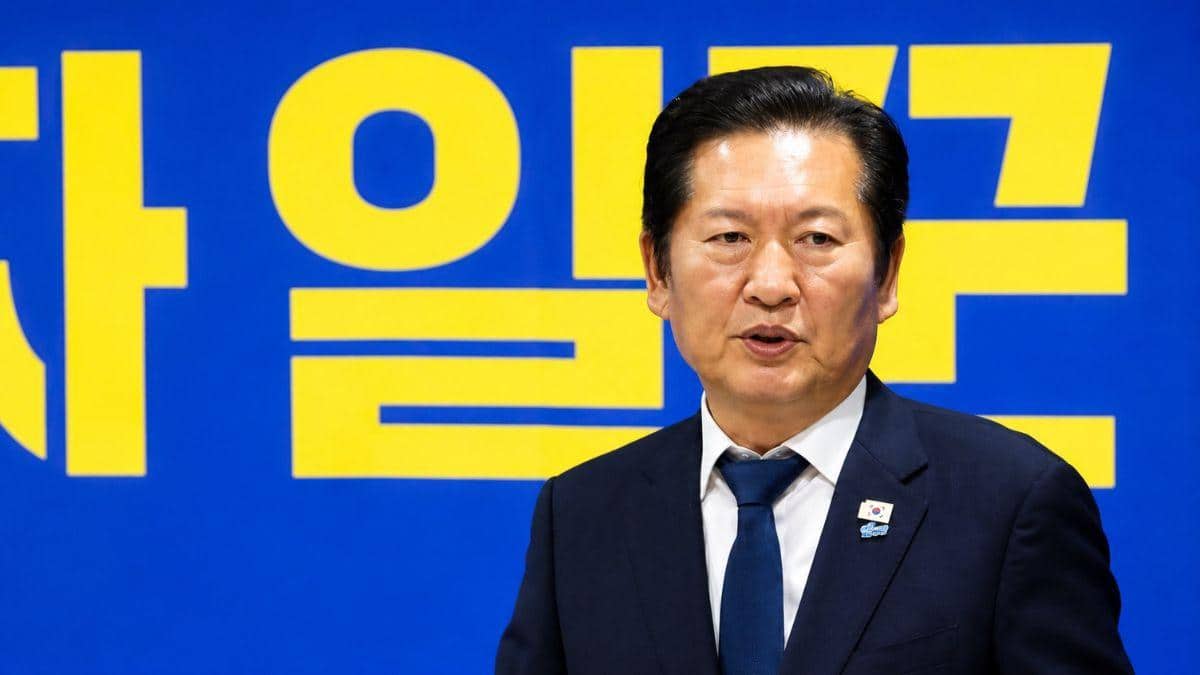 South Korea ruling party chief Jung Chung-rae resigns ahead of ...