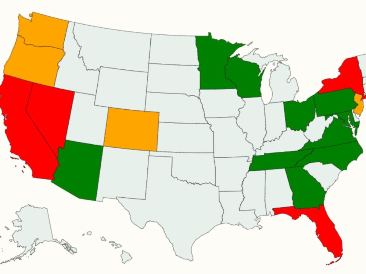 Map shows states where housing affordability bill will have biggest impact