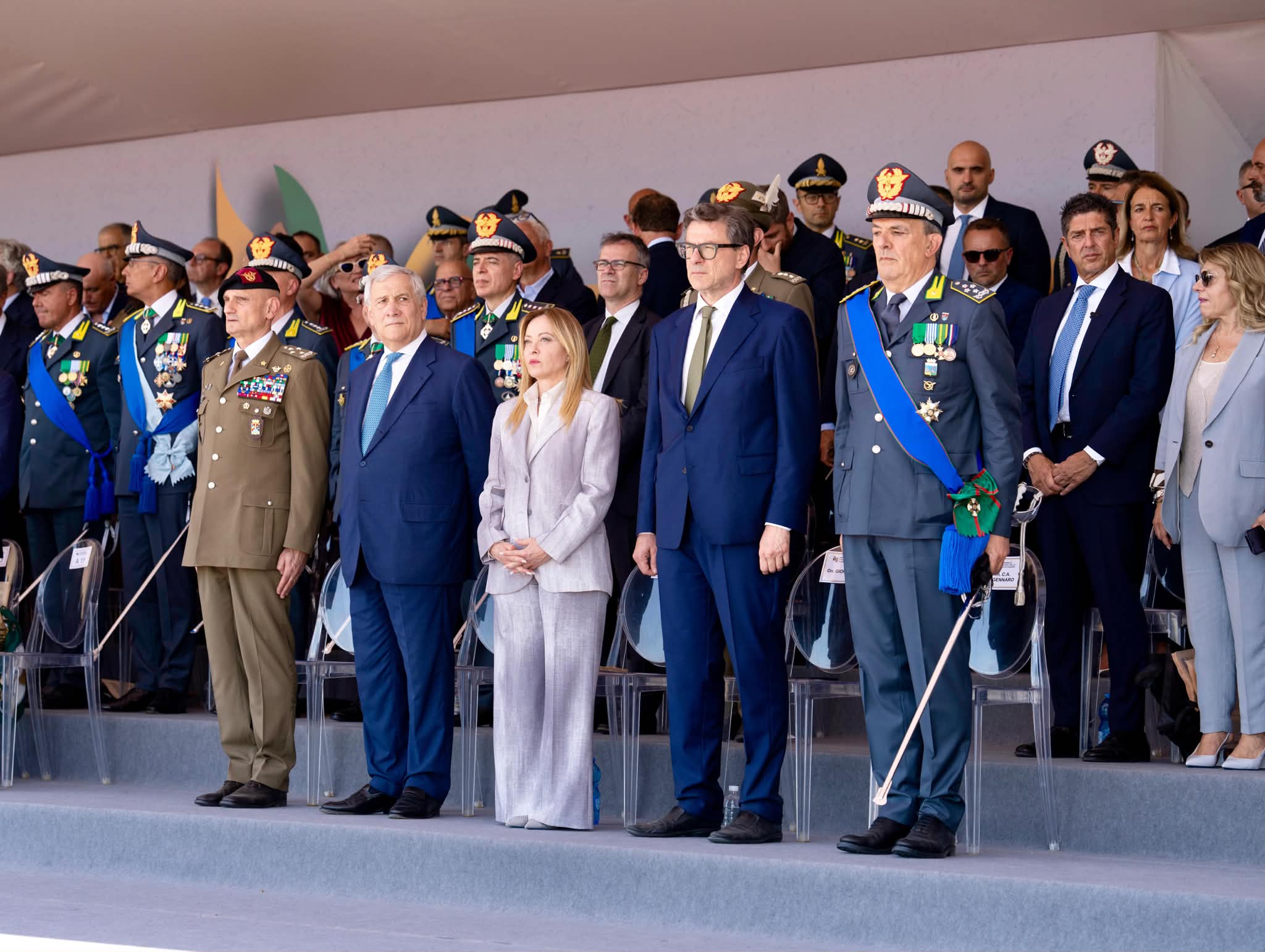 Foggia, Meloni e i Ministri celebrano l'anniversario della Guardia di Finanza