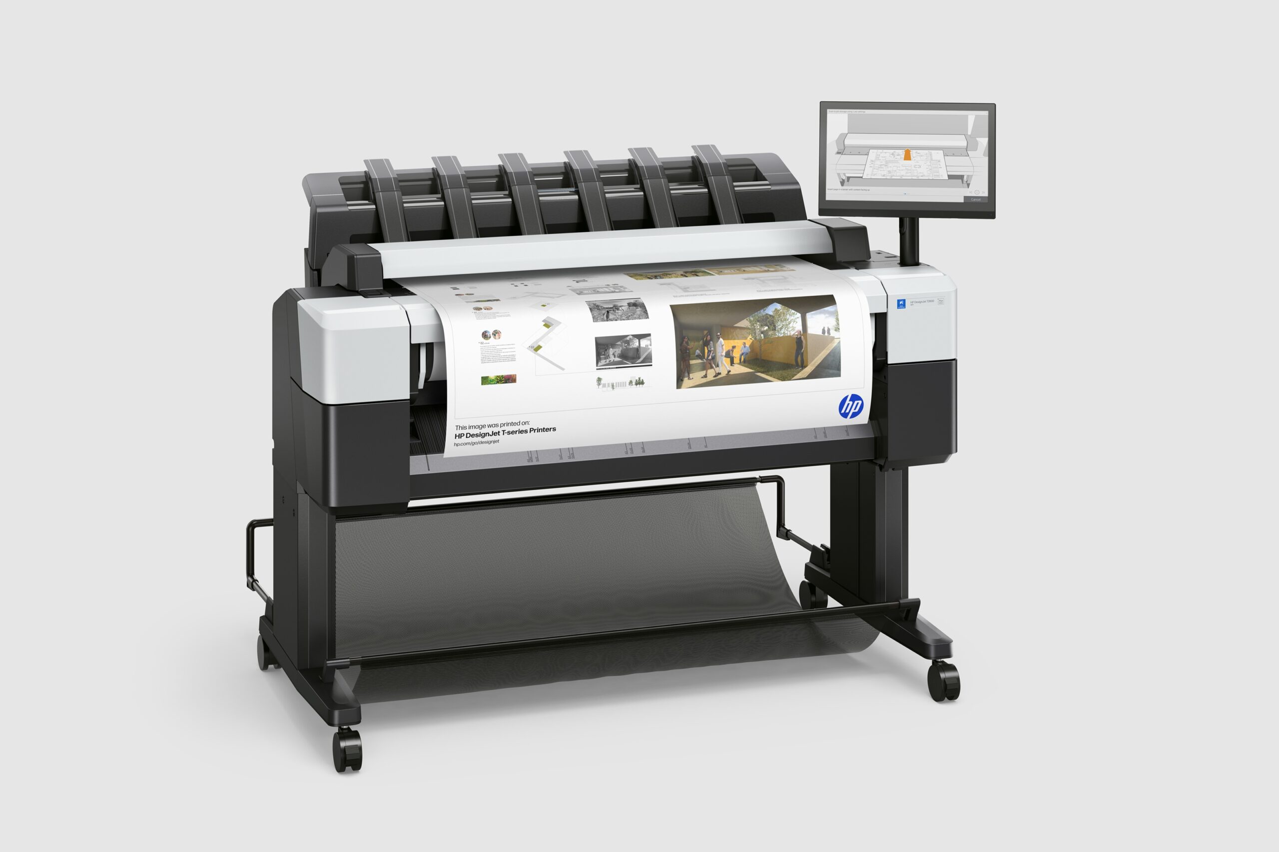 Primera impresora multifunción HP DesignJet que conecta planos en papel ...