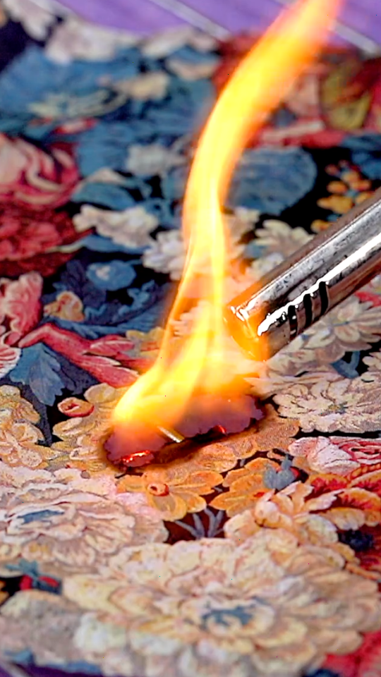 Crafting with fire 😵