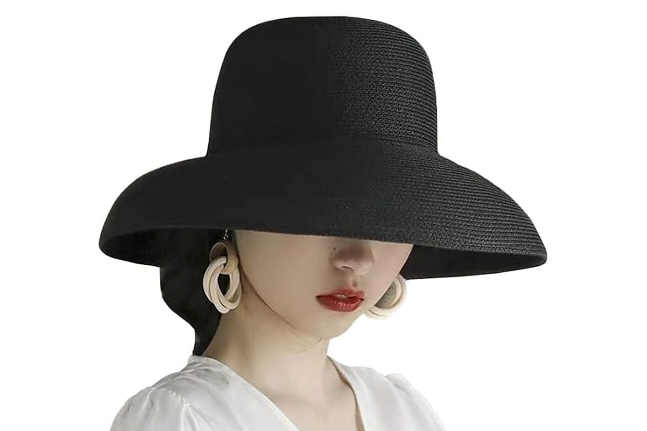Sakgweoe Floppy Wide Brim Summer Beach Straw Hat