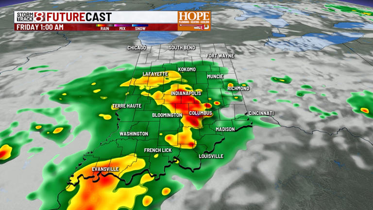 Quiet Wednesday, heavy rain and flooding threat moving in late week ...