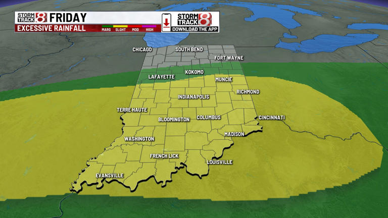 Quiet Wednesday, heavy rain and flooding threat moving in late week ...