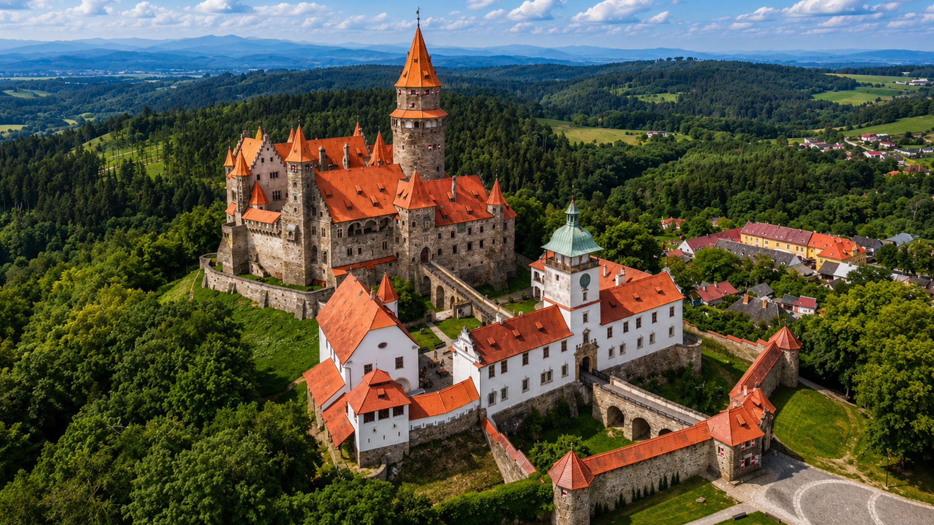 The castle that looks like it belongs in a fairytale