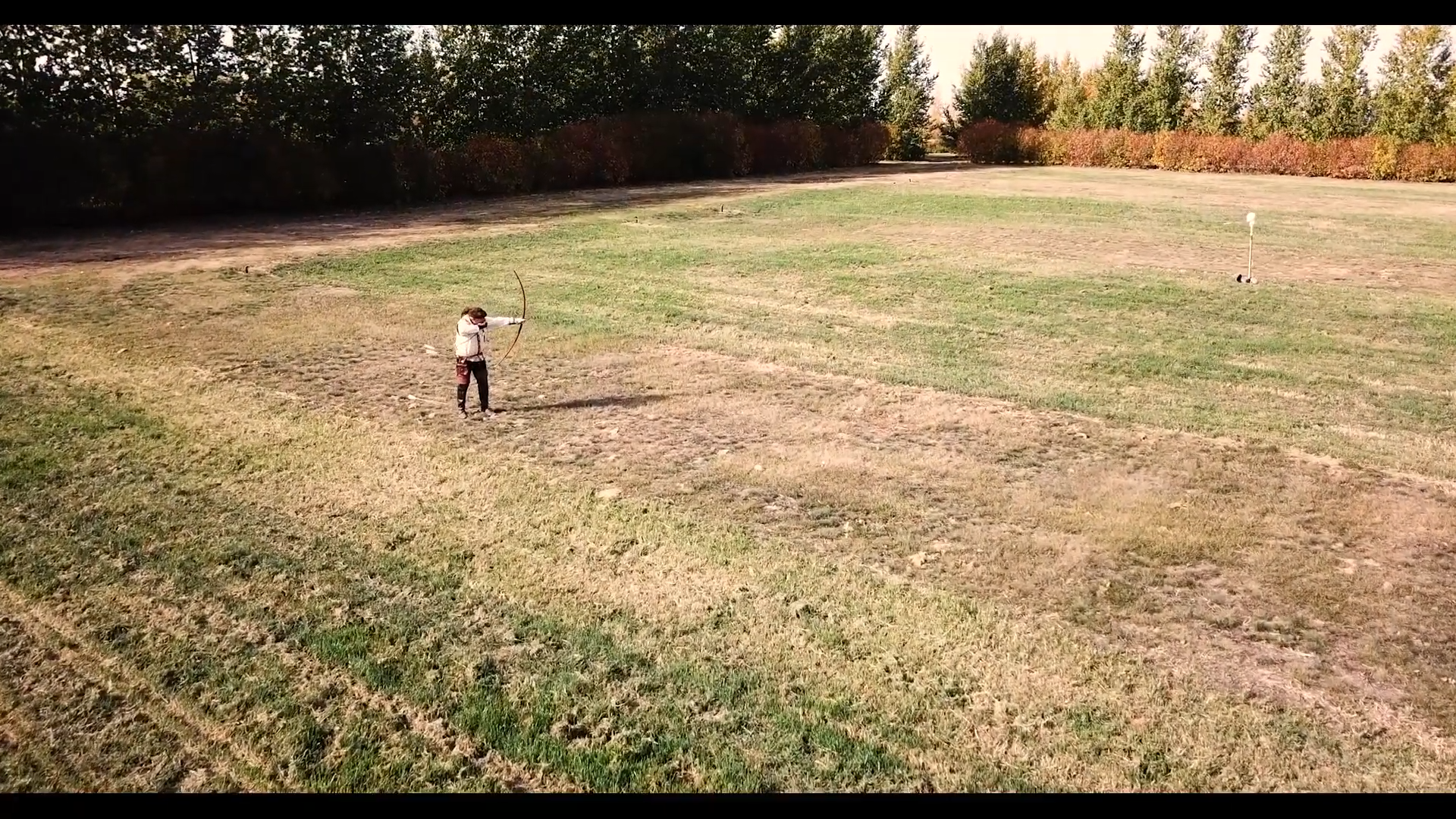 A unique birds eye view of arrows in flight