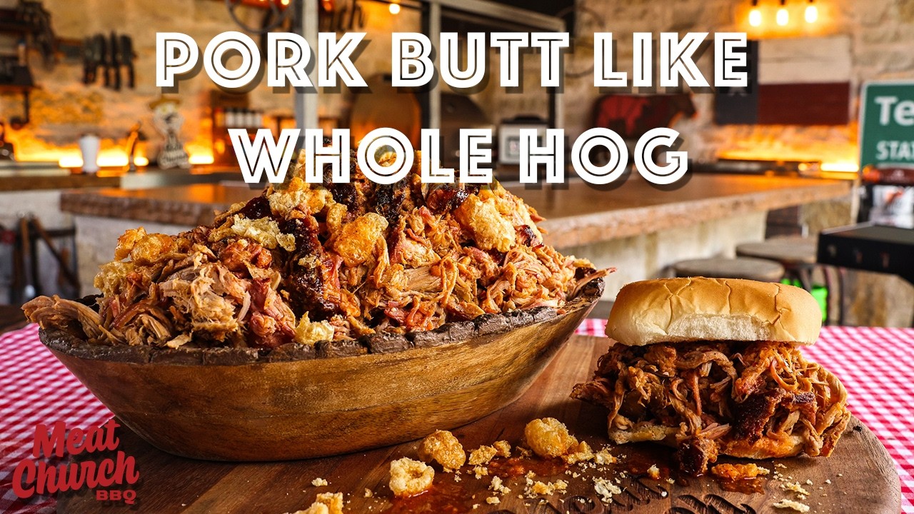 Transform pulled pork into authentic whole hog BBQ
