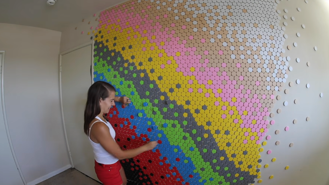 How Ali Spagnola built a giant PopSocket fidget wall