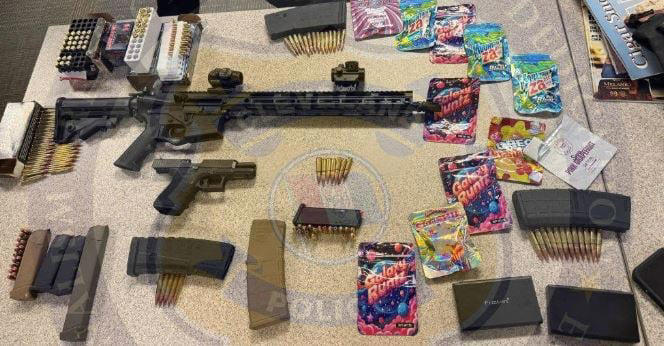 11 guns, ammunition, drugs found in car after traffic stop in Cleveland