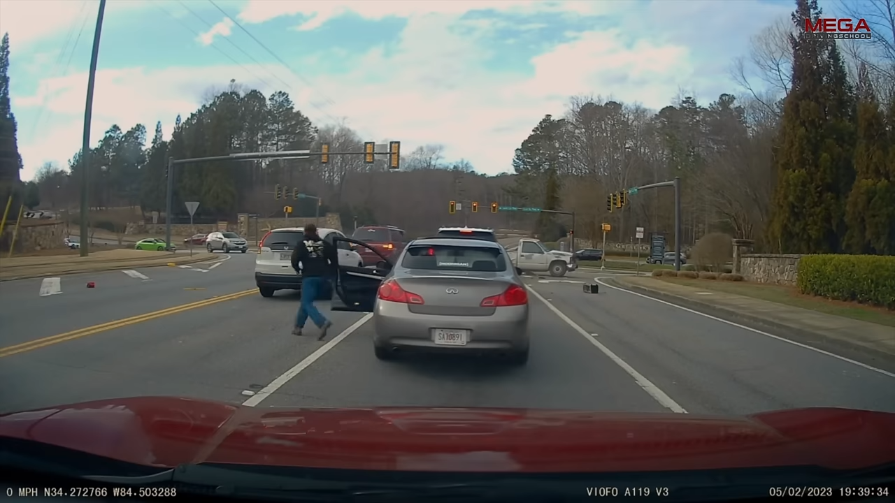 You can't be serious - what happened after the driver stepped out