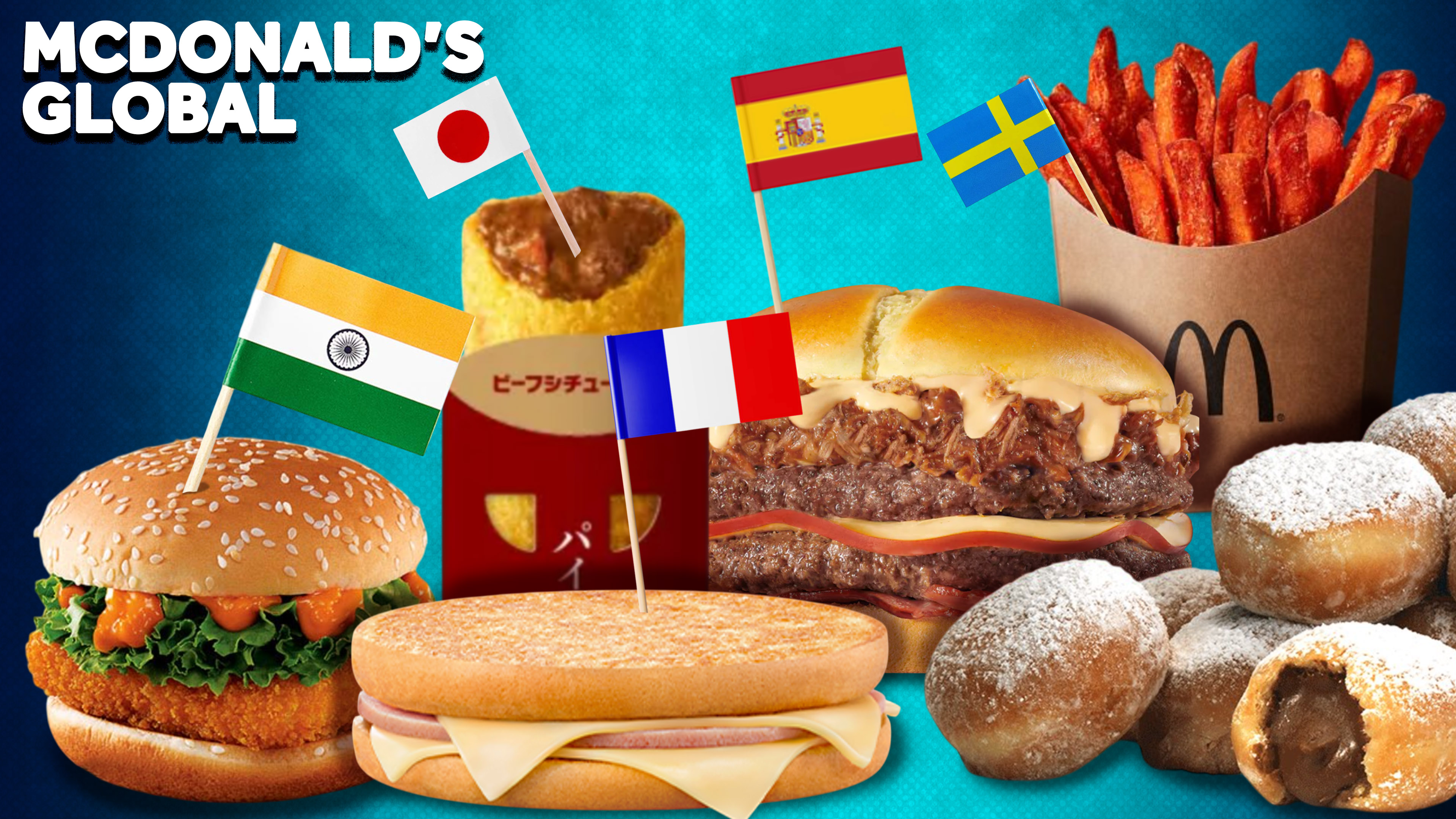 Unique McDonald's menu items available outside the United States