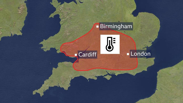 Red extreme heat warning extended as record-breaking heatwave continues