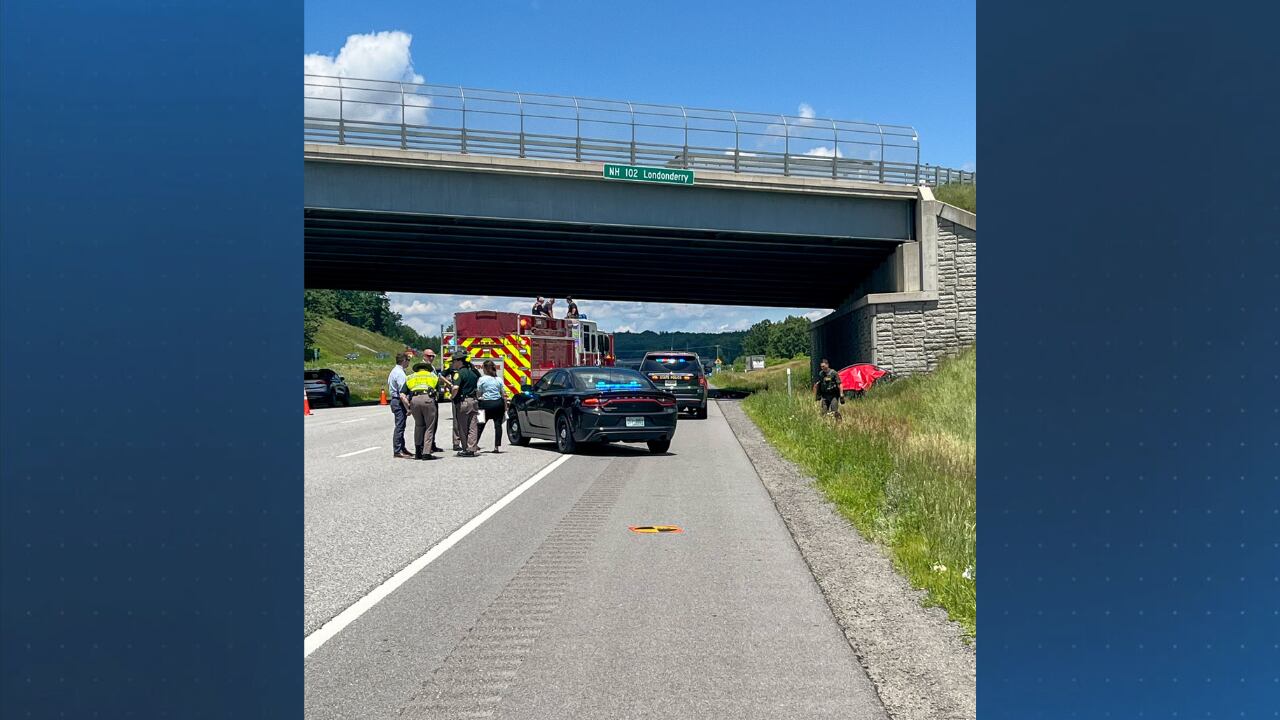 One dead after fiery crash on Route 102 in NH