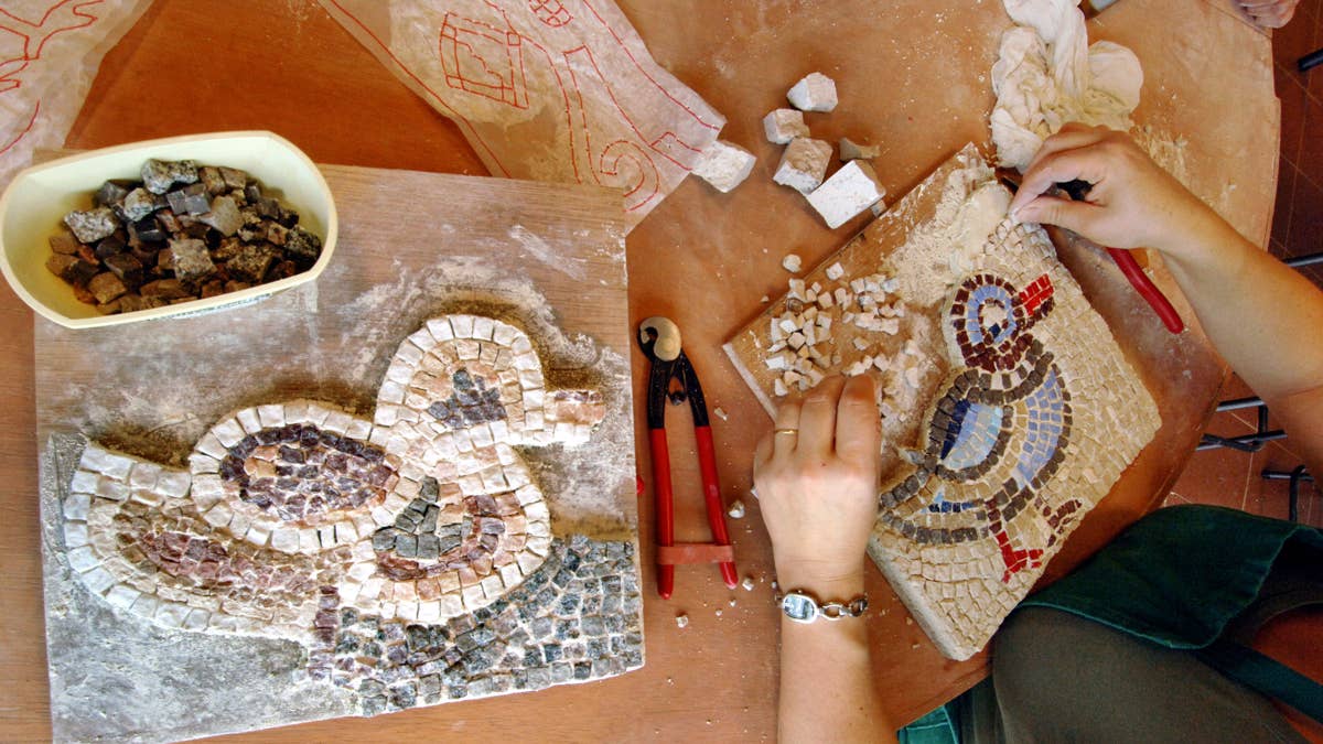 Create a lasting family heirloom: DIY mosaic tile signs for weddings ...