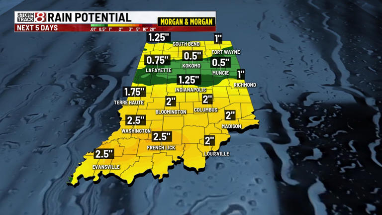 Storms with heavy rain to close out the week, hot & humid next week