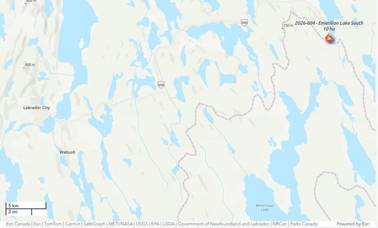 Labrador West fire is 10 acres and not expected to spread, says NL ...