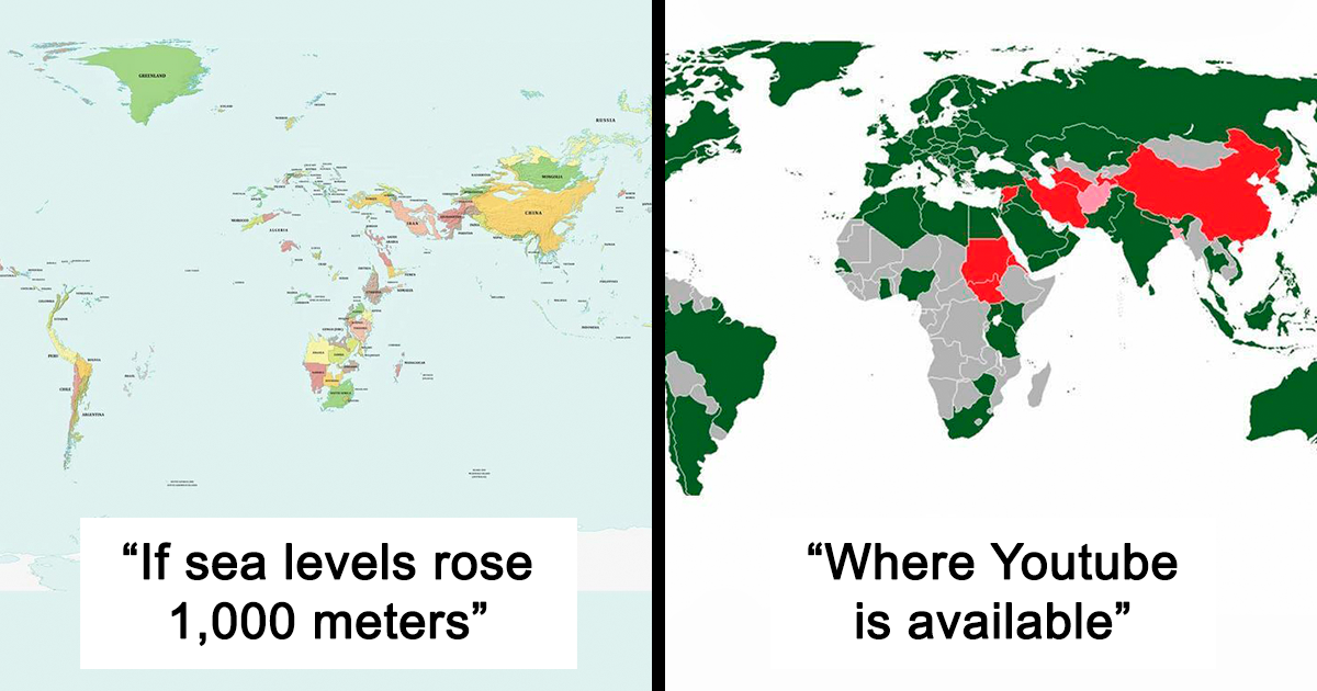 37 Cool Maps That Show A Never Seen Before Side Of The World