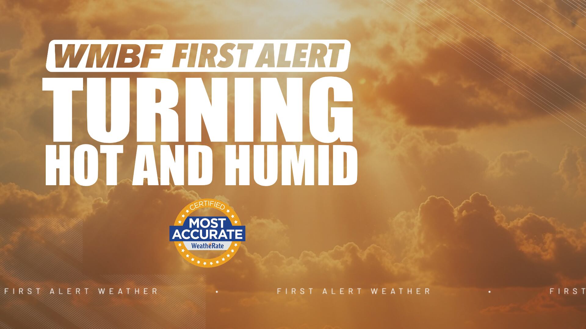 First alert: Turning hot and humid, big heat arrives this weekend