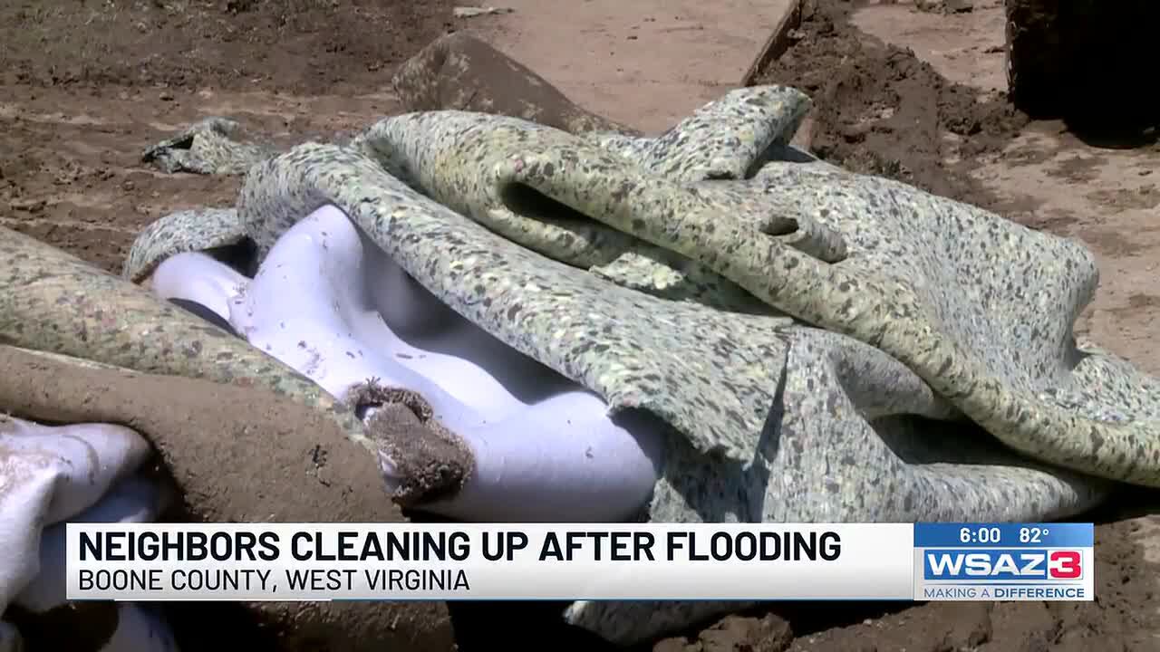 'We will make it': Neighbors cleaning up after flooding