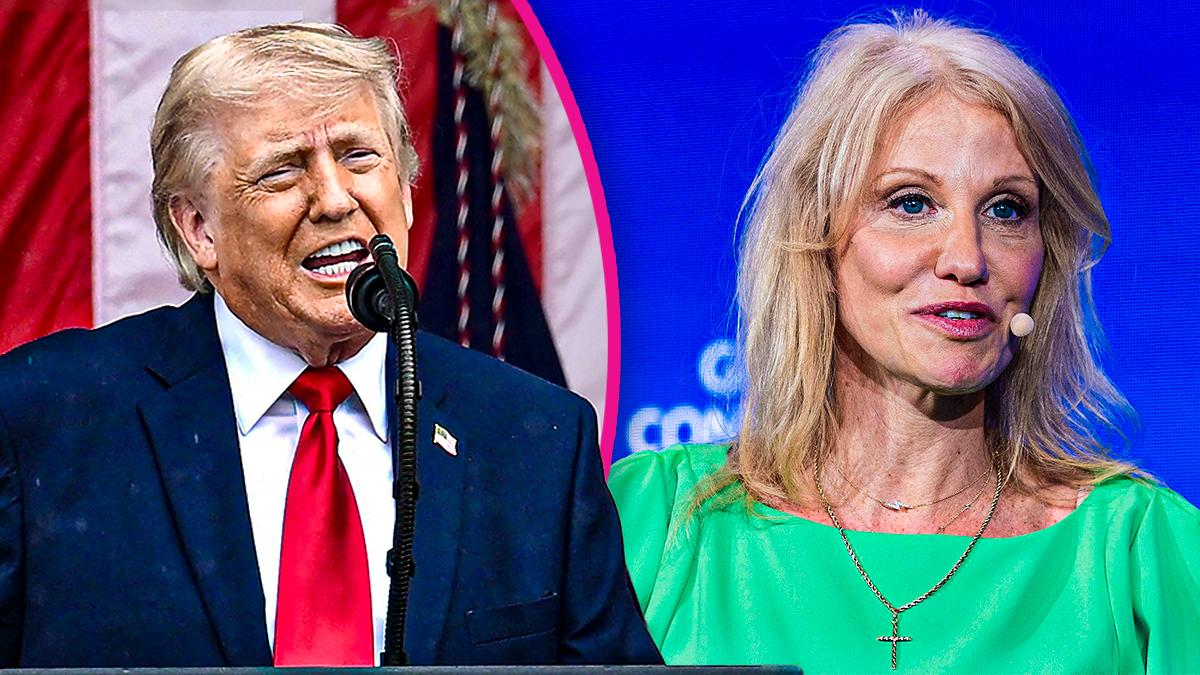 Donald Trump refers to Kellyanne Conway as her ex George's husband in ...