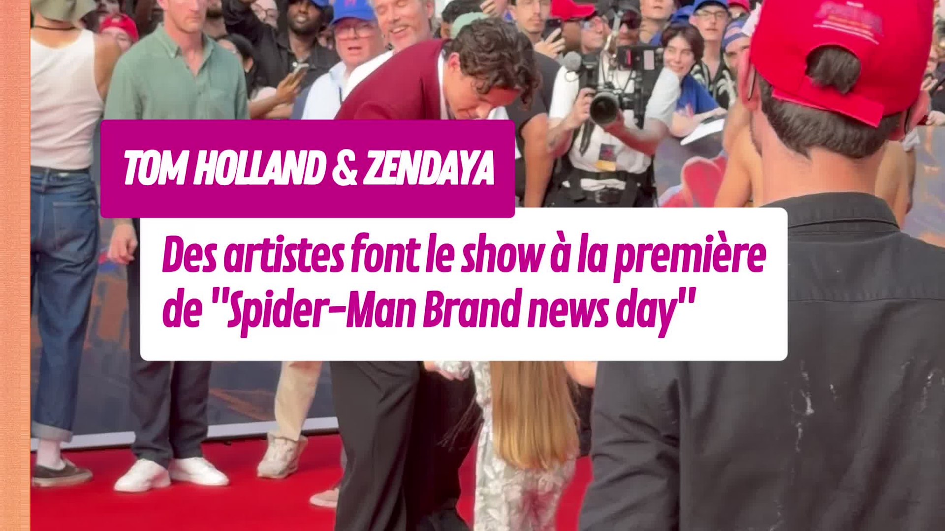 Tom Holland et Zendaya : une première de Spider-Man sous le signe du spectacle