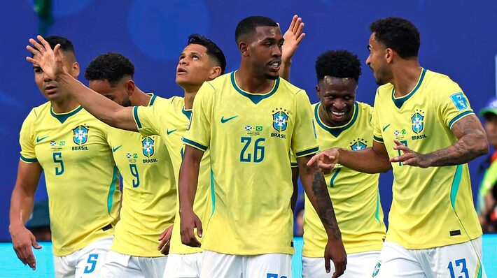 Brasil garante primeiro lugar do Grupo C da Copa do Mundo e vai enfrentar segundo do Grupo F na próxima fase Foto: Werther Santana/Estadão