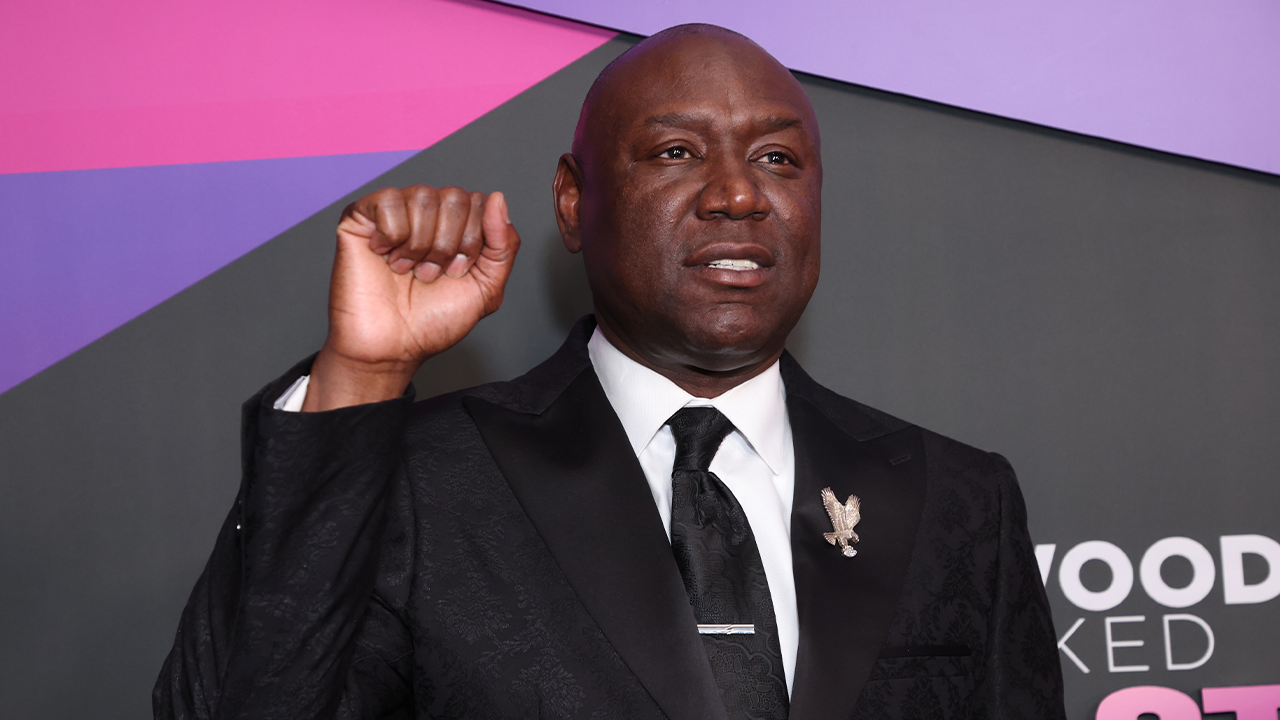 Attorney Ben Crump raises his fist while attending Hollywood Unlocked's Fourth Annual Impact Awards at The Beverly Hilton in Beverly Hills, Calif., on June 21, 2024. Getty Images