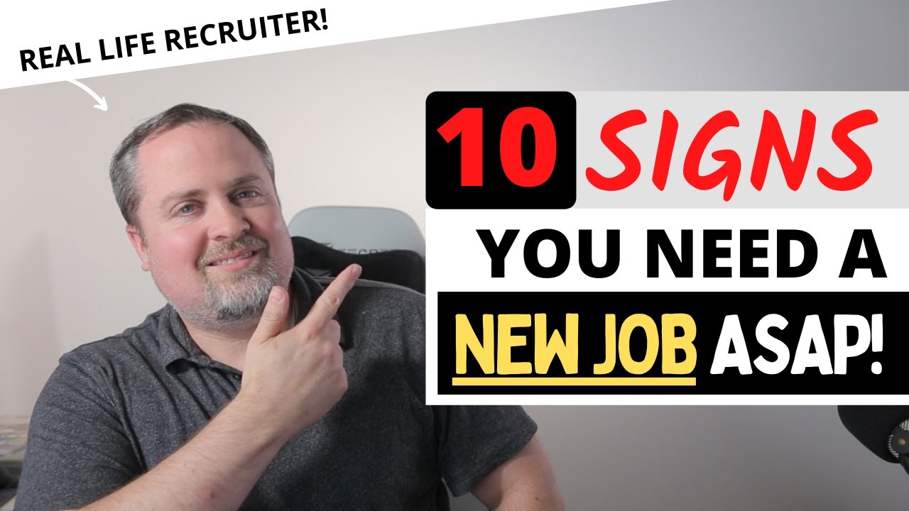 10 signs you need a new job ASAP!