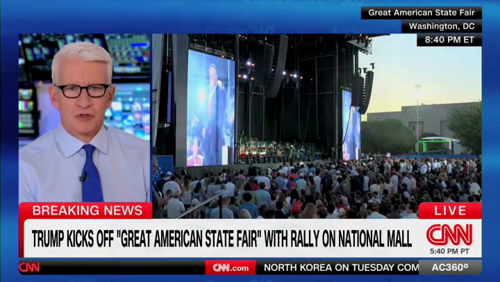 Trump’s state fair devolves into MAGA rally spectacle