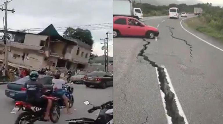 SON DAKİKA | Dünyada peş peşe şiddetli sarsıntılar! Venezuela'da 7.5,  Japonya'da 6.9 büyüklüğünde deprem
