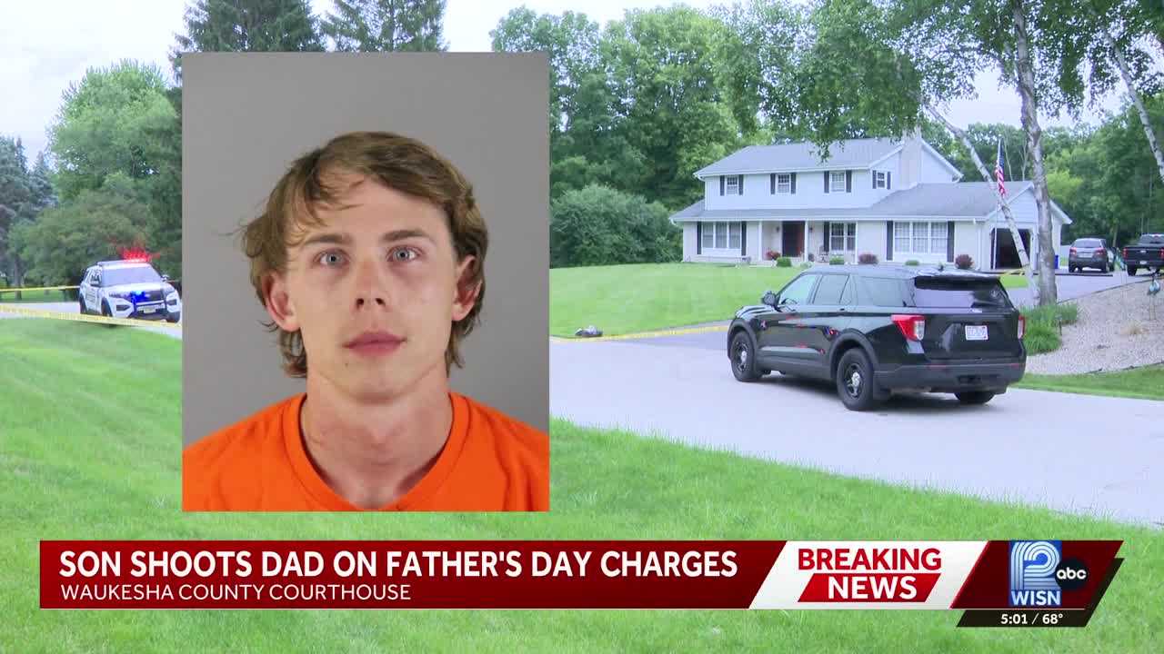 Delafield man charged in Father's Day shooting of his father
