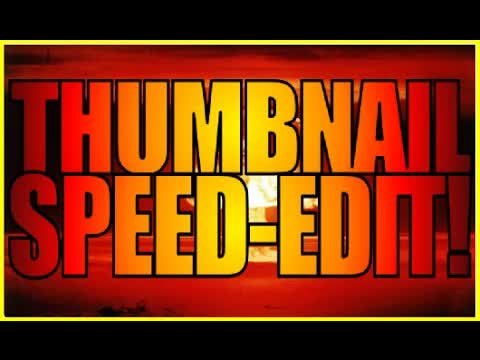 *EASY* Thumbnail Speed-Edit / Tutorial (BASIC EASY EDITING DESIGN ...