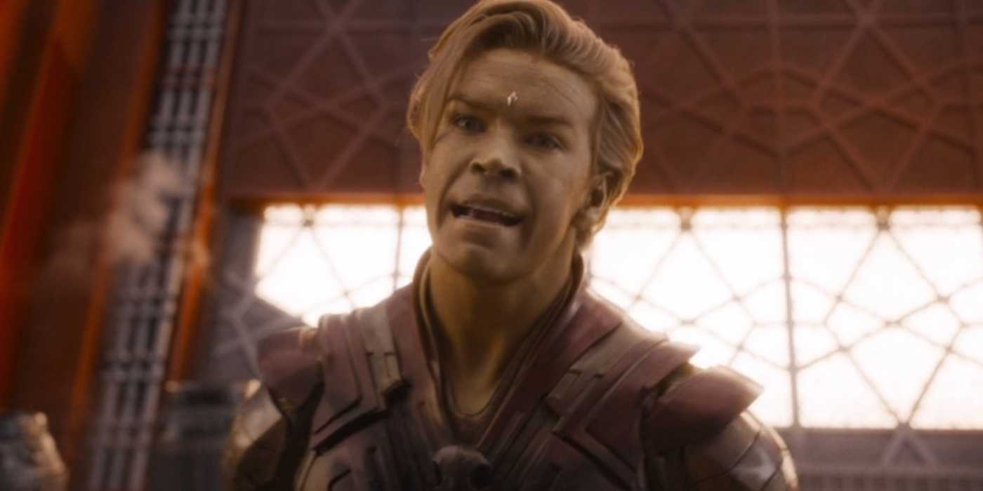 Adam Warlock speaking to the High Evolutionary in Vol. 3